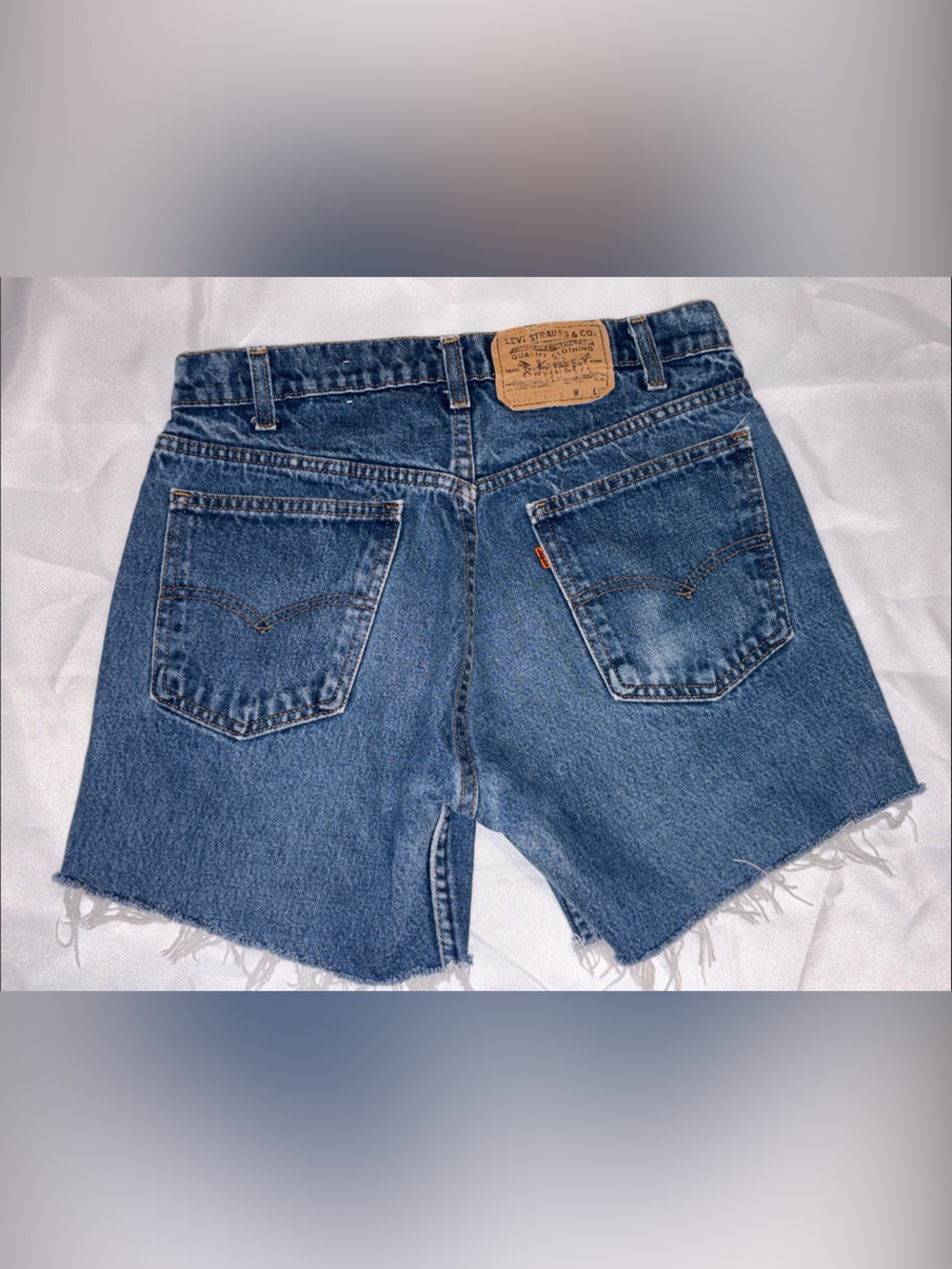 Levi’s Classic High-Waist Denim Cutoff Shorts - Blue Size 31